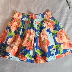Hollister Floral Flare Skirt sz XS